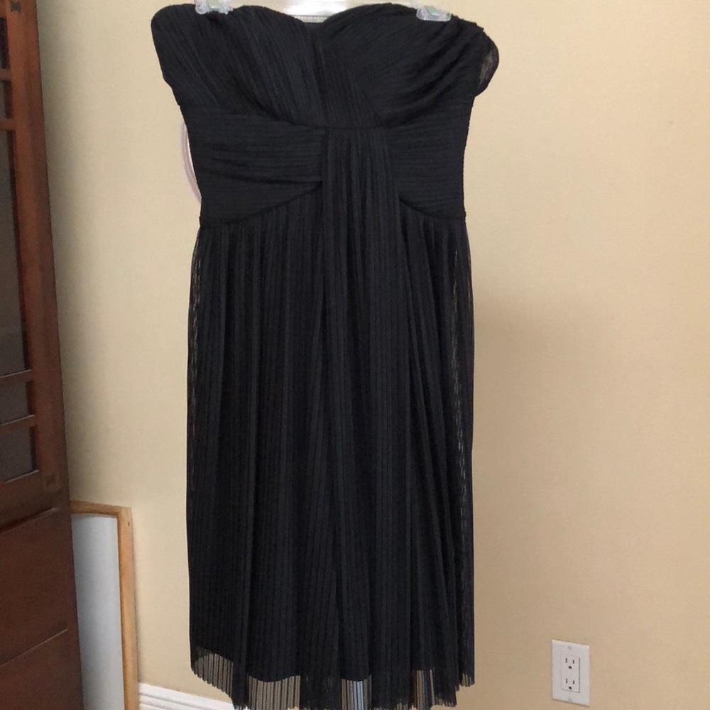 Calvin Klein black strapless dress